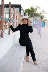 Rozamay Burkini Swimsuit-E019  Voile